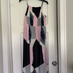 Banana Republic Blue Pink High Low Sundress